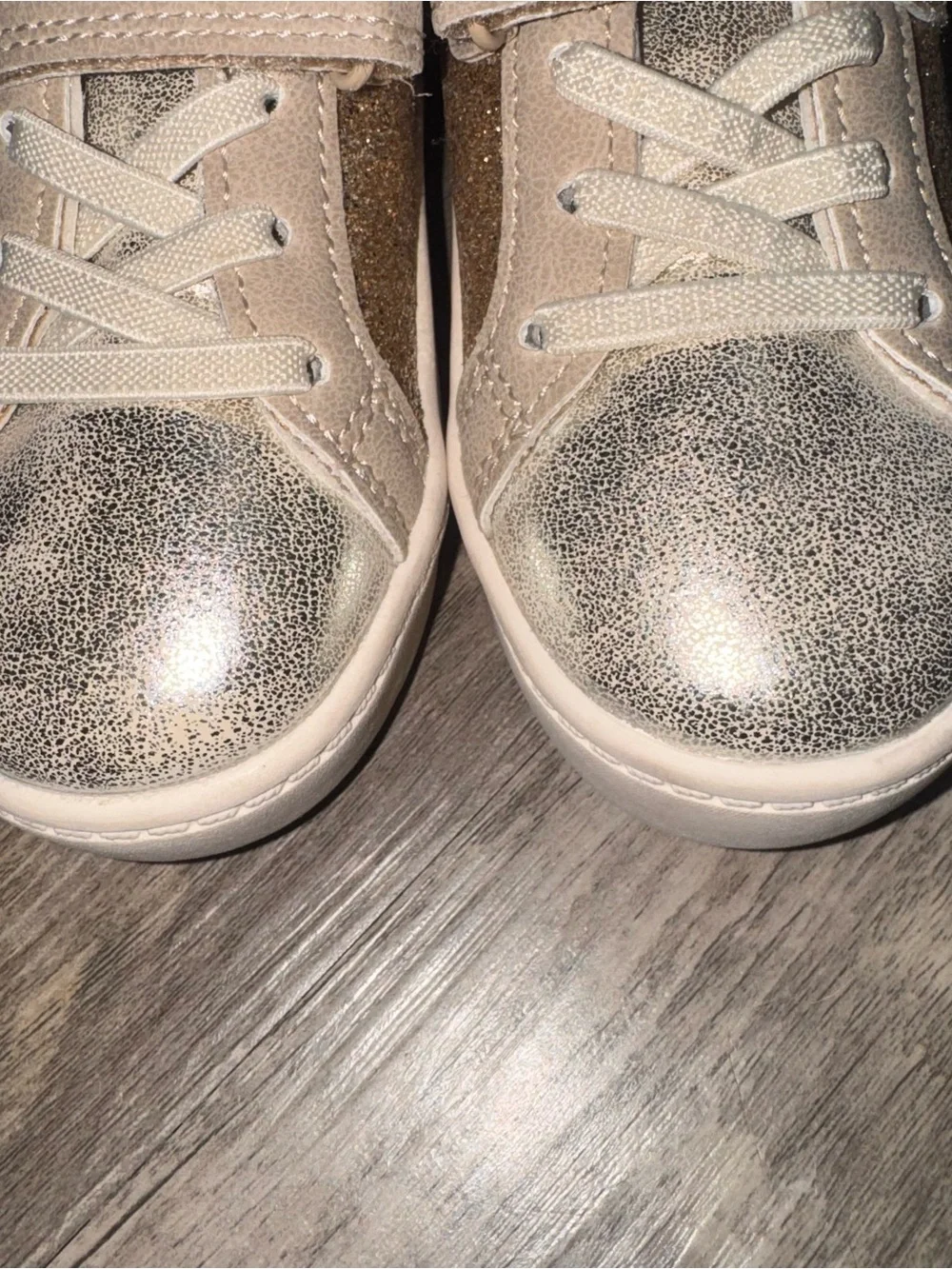 Carter's Glitter Slip-On Sneakers - Gold